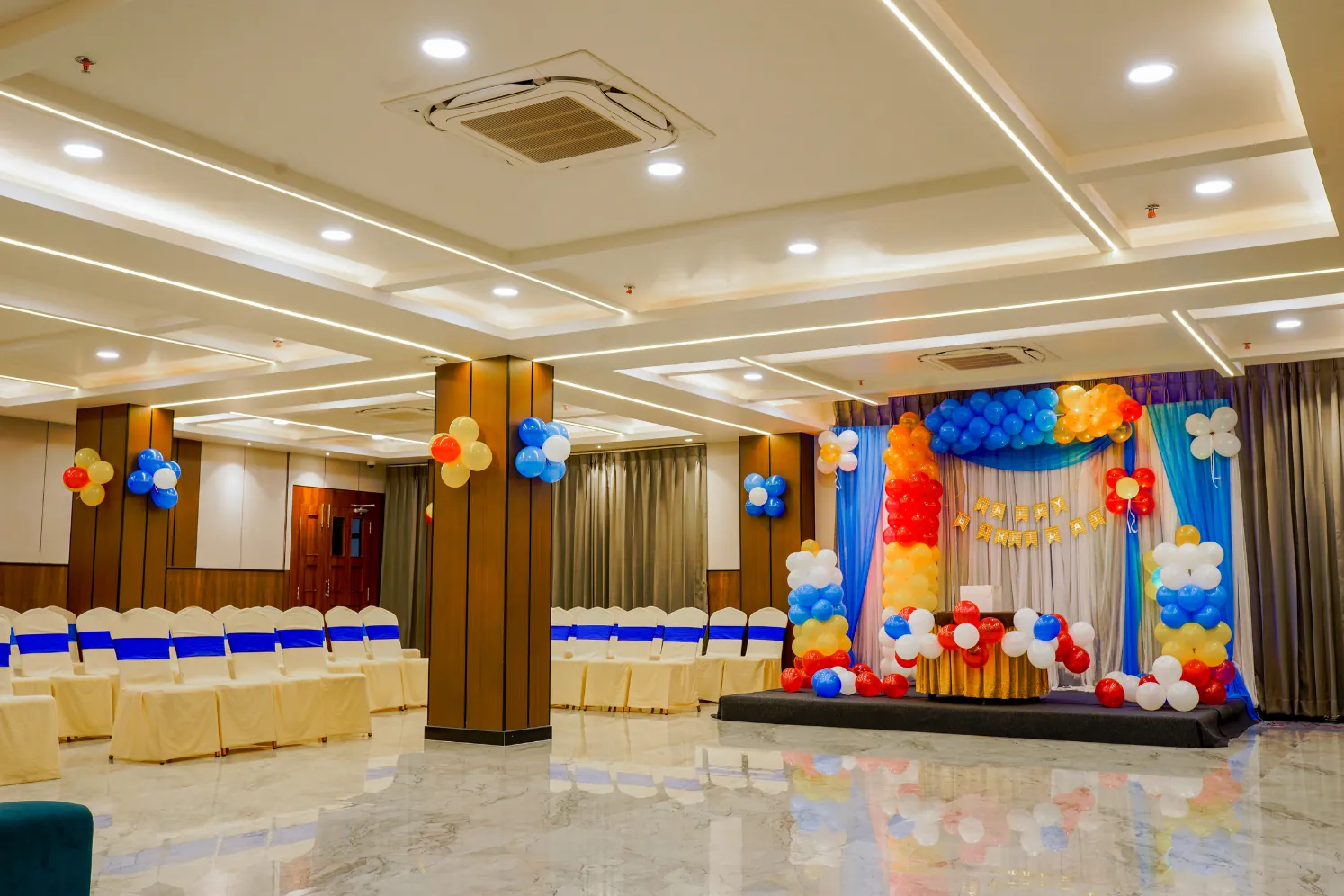 Banquet and events hall at Hotel Rajdhani Regency